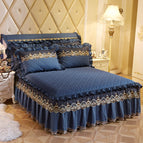 Menglian Xinyu sapphire blue / 120x200 / Pillowcase bedside cover bed