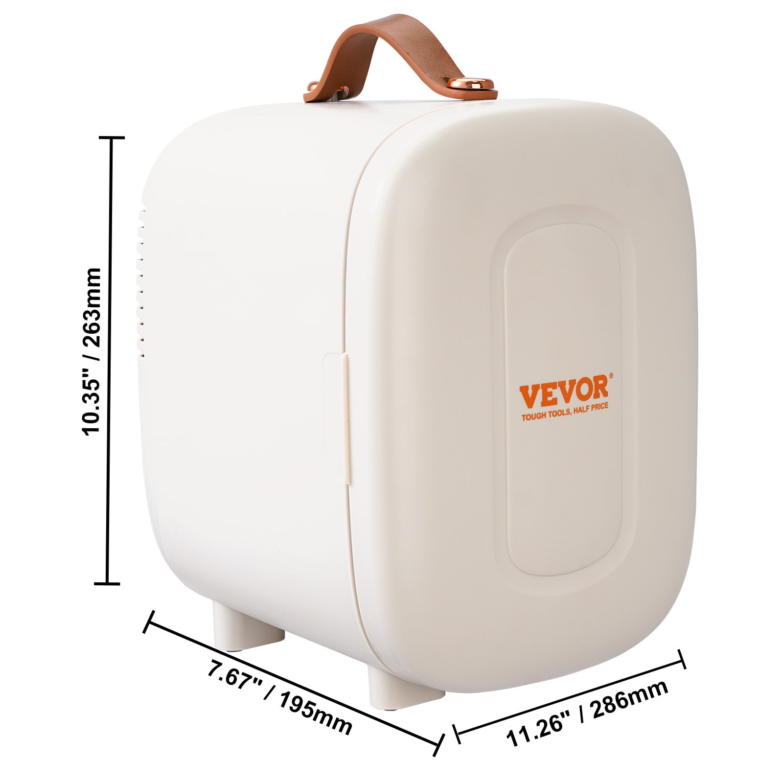 Mini Skin Care Fridge, 4L 6 Can Cute Makeup Fridge For Cosmetics, Beverage, Fruit Milk, AC DC Cooler & Warmer